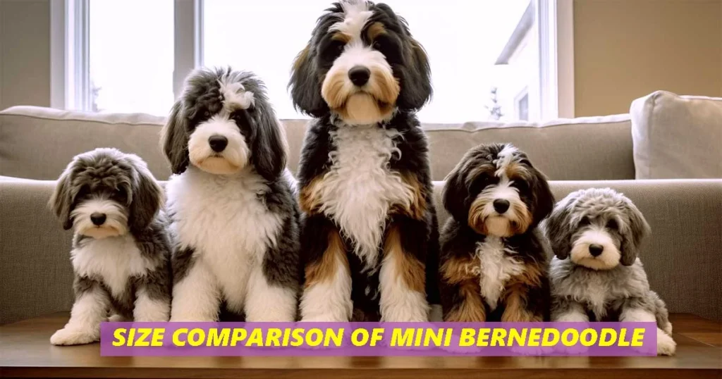 Mini Bernedoodle Size Comparison